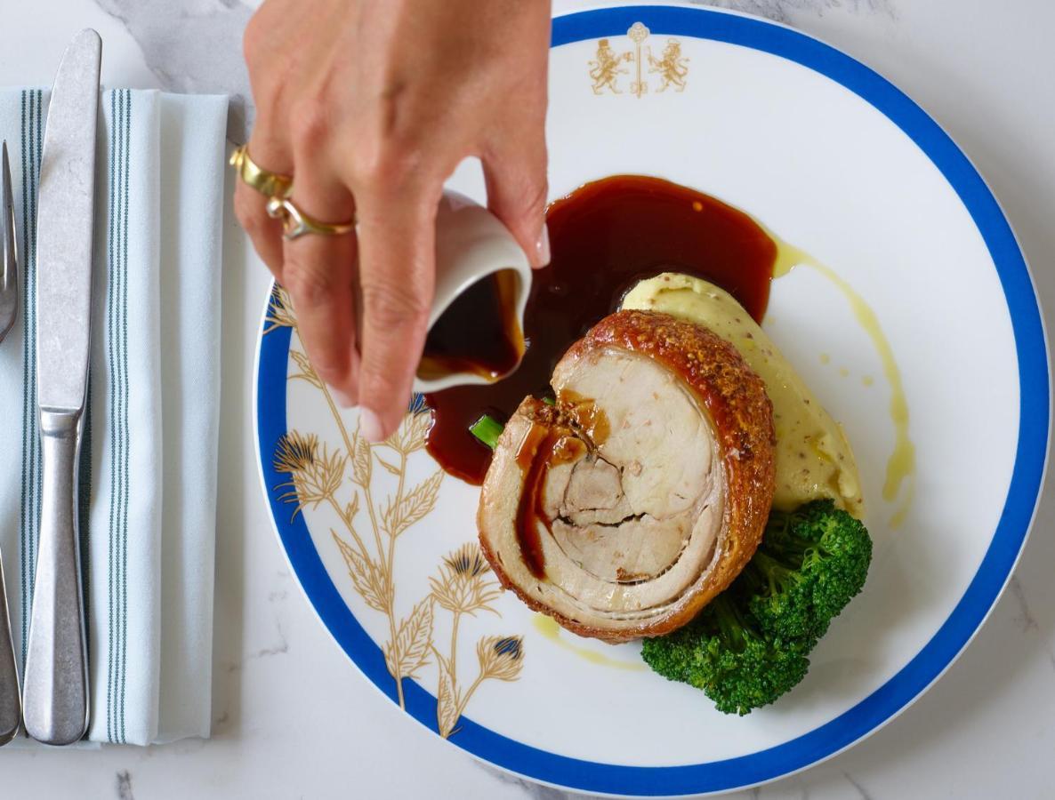 The Mitre, Hampton Court Hotel Kingston upon Thames  Luaran gambar A pork tenderloin being served